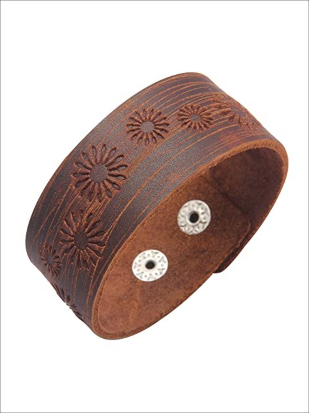 Faux Leather Braided Cuff Bracelet Punk Gothic Adjustable Wrap Wristband